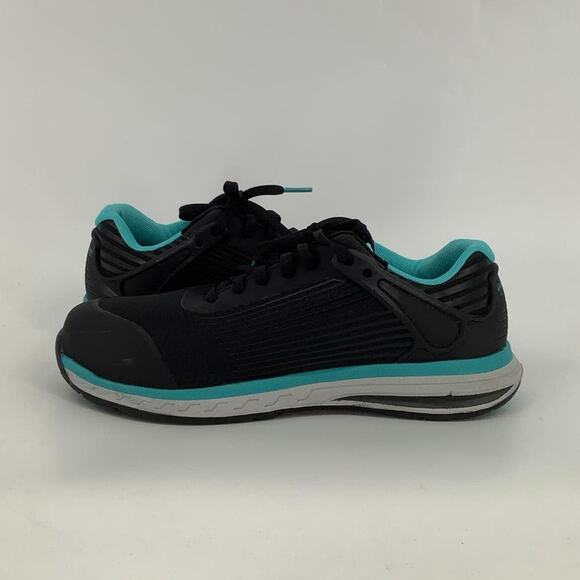 Timberland PRO Size 7.5 Black/Blue Drivetrain Work Sneaker Composite Toe G23-3 - Picture 4 of 9